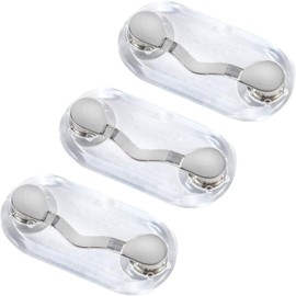 Readerest - Soportes magnéticos para gafas (acero inoxidable, paquete de 3)