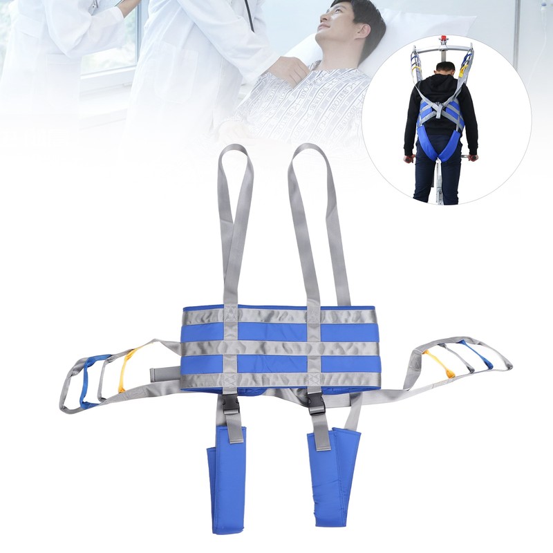 Patient Lift Sling Professional Adjustable Transfer Belt Strap Walking Standing
