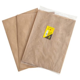 Idena 50059 - Wrapping Paper 70 x 100 cm, 2 Sheets, 60 g/m² Thick Paper, Kraft Paper, Kraft Paper, Packaging