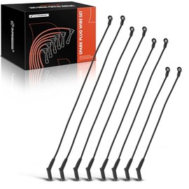 A-Premium - Juego de 8 cables de bujía de encendido compatibles con Land Rover Discovery 1999-2004, Range Rover 1999-2002 4.0L 4.6L