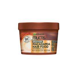 Garnier Fructis, 3-in-1 Hair Mask, Smoothing & Hydrating, Hair Food Macadamia, 390ml