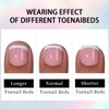 False Nails – 24 PCS False Toenails, Stick on Toenails