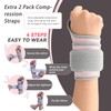 Carpal Tunnel Wrist Brace for Right Left Hand 2 Pack,