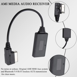 MangWany Bluetooth 5.0 Ami Adapter with AMI Music Media Interface for T-iguan J-etta GLI P-assat Golf 2009+ Aux Receiver