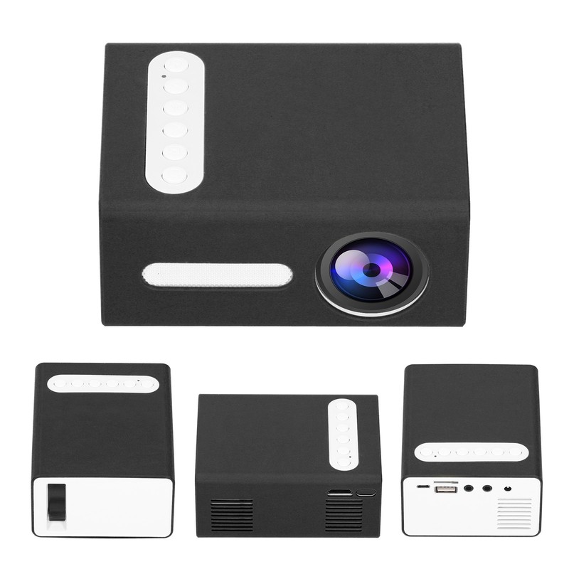Mini Household Projector Portable LED Home Media Video Player Kid's