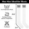 Long White Thigh High Socks for Women - Over the