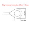 O Ring Terminal Cable - 2FT SAE Connector, Sae Plug