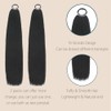 2 paquetes de extensiones de coleta trenzada larga con gomas
