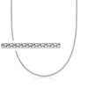 Ross-Simons Italian 2.5mm Sterling Silver Popcorn-Chain Necklace. 20 inches