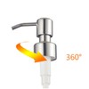 STOBAZA 2sets Lotion Dispenser Pump Replacement Plastic Bottle Pump for