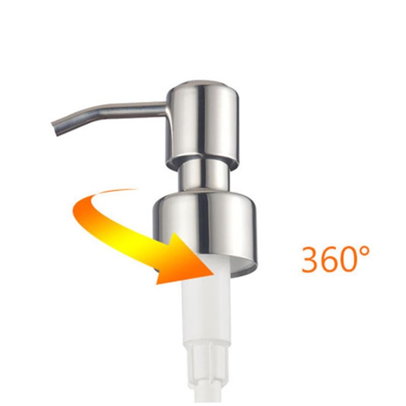 STOBAZA 2sets Lotion Dispenser Pump Replacement Plastic Bottle Pump for