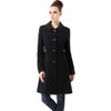 BGSD Women Heather Wool Blend Walking Coat (Also available in