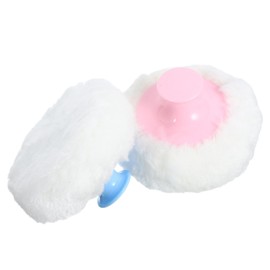 Outanaya 4pcs Soft Powder Puff for Adult Lightweight Quick-drying Talcum Body Applicator Blue Pink Powder Sponges for Gentle Skin Care