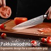 WULEECO Chef Knife 8 inch - Sharp Kitchen Knife High