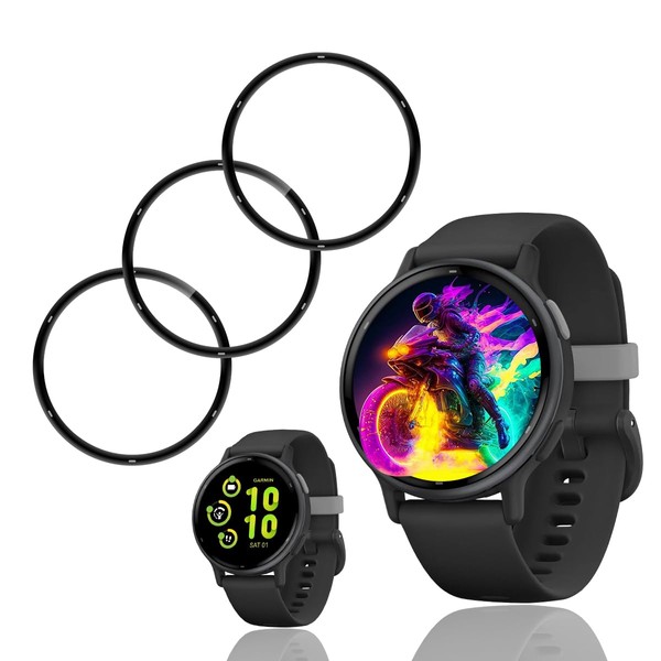 [Set of 3] Compatible Garmin Vivoactive 5 Film Protective Film