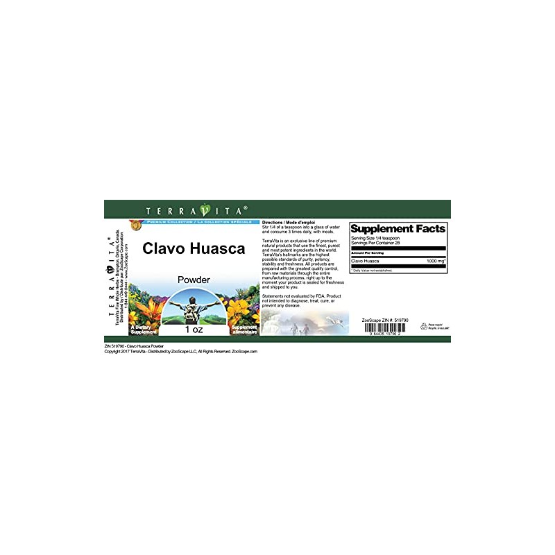 Clavo Huasca Powder (1 oz, ZIN: 519790) - 3 Pack