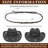 nemokamai Cowboy Hat Bands for Men Women, Braided Hatbands Belt