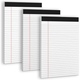 Notepads A4 Note Pads, 3 Pack White Paper