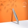 STALEKS PRO Expert Wide Beveled Stainless Steel Eyebrow Tweezer, Matte
