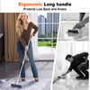 Floor Scrub Brush with Long Handle, Heavy-Duty Tile and Shower