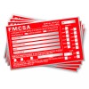 Annual Vehicle Inspection Label Sticker Aluminum FMCSA DOT 6" x