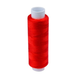 Strong Polyester Pro Sewing Thread, Many Colours Finest Spools, Universal All Purpose Hand and Machine Sewing, 200m - 220yd Coil Reel, by Pasmanta Made in Europe Since 1953 (5616 - red)