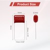 sourcing map 20Pcs CBB22 630V 474J 5% Tolerance Through Hole