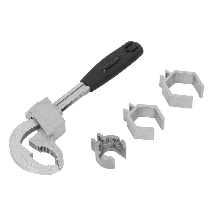 Multifunctional Wrench Double Ended Adjustable Opening Aluminium Alloy for Basin