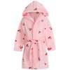 RUOGU Kids Bathrobe Hooded Plush Fleece Robe for Girls Boys