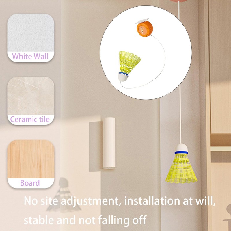 Training Device Self-Learning Device, 3 Pieces Ball Single Badminton Exercise