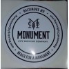 Monument City Brewing Co Reach For A Monument craft beer sticker Baltimore MD