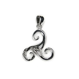 Drachensilber Silver Pendant Triskel Celtic Jewellery Pendant 925 Silver Celtic Symbolism Women, Silver
