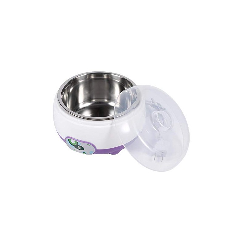 Yoghourt Machine, with Transparent Lid Stainless Steel Liner Yogurt Maker