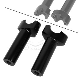 Unbranded 4.5" Black Handlebar Riser For Harley Iron 883 Softail Custom FXSTC Deluxe FLSTN