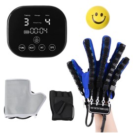 Rehabilitation Robot Gloves for Hempiplegia Stroke, Robotic Hand Glove for Hand Dysfunction Recovery, Finger Exerciser Stroke Hand Recovery Device Physical Therapy Equipment (X-Large-Right)