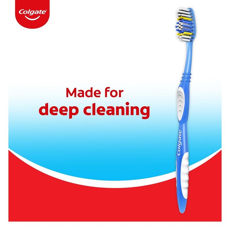 Colgate Extra Clean Full Head Toothbrush, Soft, 6 Pack