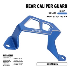 JFG Racing Motorcycle Rear Disc Brake Caliper Guard Cover Protector for WR250Z YZ125 YZ250 WR400F YZ400 YZ400FL TTR250 YZ426F WR250F YZ250F XT250, Blue