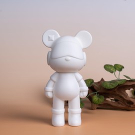 Coniuty Blank Mold, 9 inch Fluid Bear, DIY Figure Paint for Creative Home Decor Art