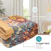 Shesyuki Boho Throw Blanket for Bed - 100% Pure Cotton