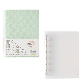 Bindex PH104 Personal Organizer, Mini 6 Sizes, 6 Holes, Efficiency Notebook, Sealing Notebook, Translucent, Clear