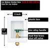 (1 Pack) Lidertik 1/2 inch Push-to-Connect Pre-Assembled Ice Maker Outlet