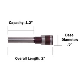 Hollow Paper Punch Bits for SPC Filepecker FP-1XLS Paper Hole Punch - Premium German Made (6mm Approx 1/4")