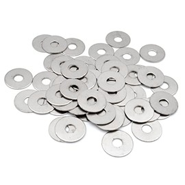 Design61 50x Washers Hole Diameter 5.0 mm Nickel-Plated