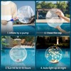 numiko Solar Floating Pool Lights, 14" Inflatable RGB LED Pool