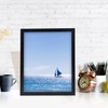 HUKONHEP 7x12 Black Picture Frames, Photos Frame with Plexiglass, Wall
