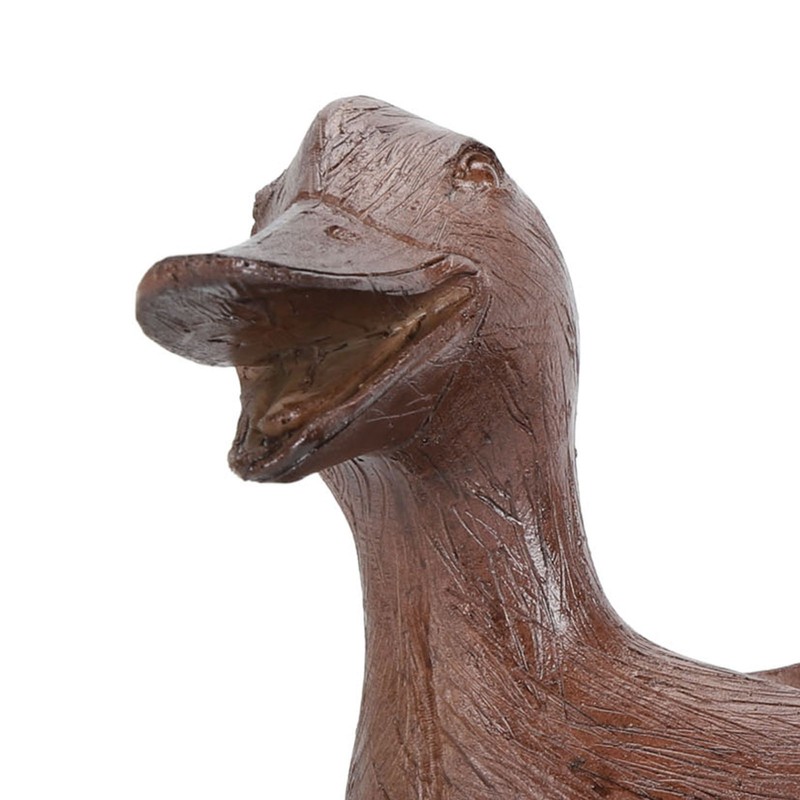 Duck Shaped Planter Resin Waterproof Decorative Animal Flower Pot for