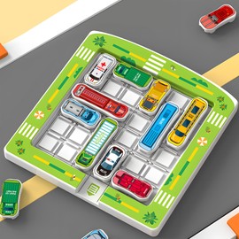 Parking Games - Logic Games from 6 Years, Car Toy Storage Game Logic Game with 360 Levels, Thinking Logic Puzzle Games from 3 4 5 6 7 8 Years, Children's Toy Family Game Travel Game Patience Maze Game