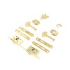 Cabinet & Furniture Locks Karcy Small Jewelry Box Lock Gold