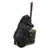 Rustic Whimsical Black Bear Stinky Potion Toilet Brush And Holder
