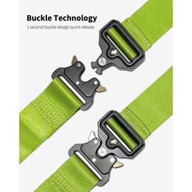 HENGLIANG Adjustable GoKart Seat Belt for Segway Ninebot GoKart Pro/Pro2, Go Kart Kit Safety Harness Original Accessories (Green)